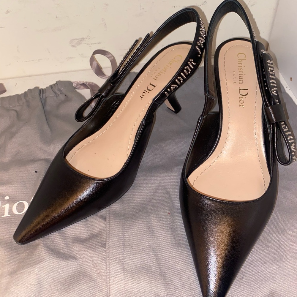 Dior Kitten Heel Pumps